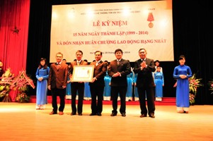 Lễ kỷ niệm 15 năm ngày thành lập và đón nhận Huân chương Lao động hạng Nhất của Viện CNTT và Truyền thông CDIT