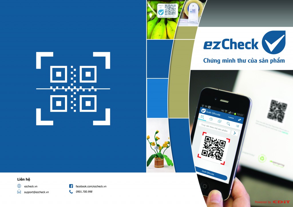 ezCheck – Giải pháp xác thực nguồn gốc sản phẩm bằng tem điện tử